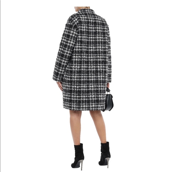 Iro Twisted Metallic Check Boucle Tweed 